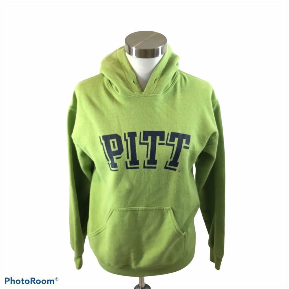 Gildan Brand Ladies Pitt Green Hoodie Sweatshirt S
